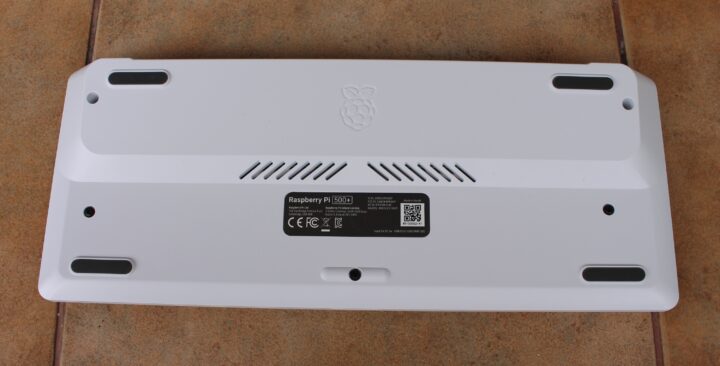 Raspberry Pi 500 plus bottom Raspberry Pi 500 plus bottom