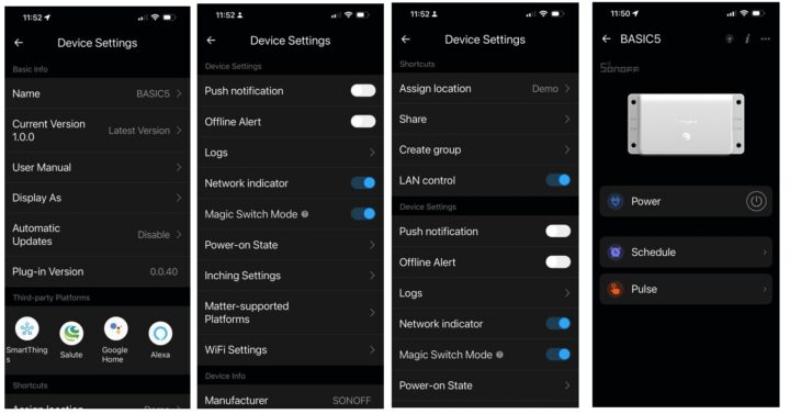 SONOFF BASIC Gen5 Smart Switch Function