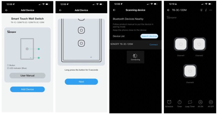 Sonoff TxGen2 eWelink Setup