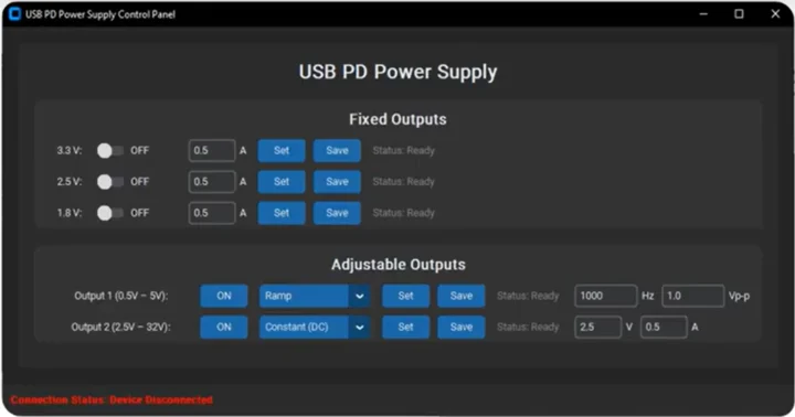 USB PD Power Supply Python Interface