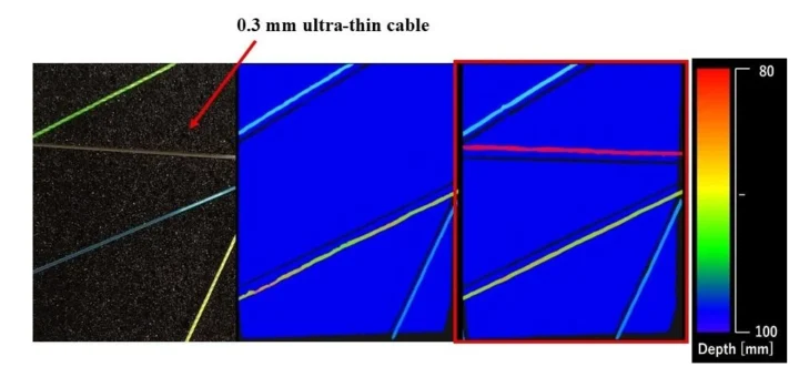 Ultra thin cable AI detection Ultra thin cable AI detection