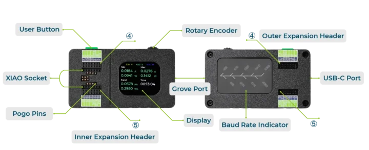 XIAO Debug Mate hardware features