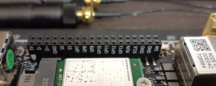 GPIO ของ RP2040 (แถวด้านใน) GPIO ของ RP2040 (แถวด้านใน)
