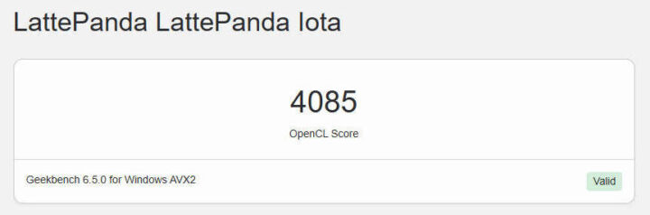 ผลการทดสอบ GPU ด้วย Geekbench 6 ผลการทดสอบ GPU ด้วย Geekbench 6