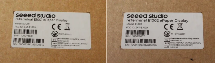 reTerminal E1001 E002 model reTerminal E1001 E002 model