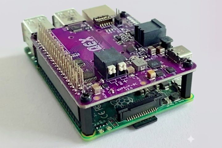 AQEX qUPS-P-BC 2.0 multi chemistry UPS HAT