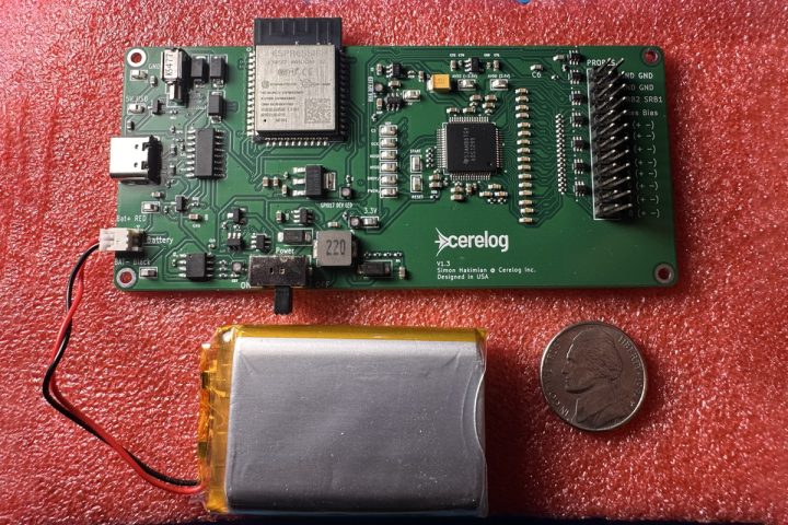 Cerelog ESP-EEG ESP32 EEG acquisition board