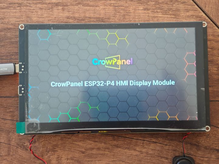 CrowPanel Advanced 7inch ESP32-P4 HMI AI Display front