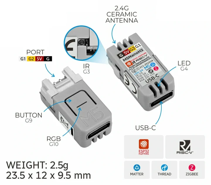 ESP32-H2 IoT development kit