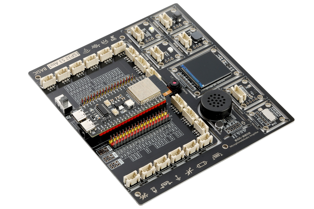 ESP32 S3 AIoT Basic for beginners classrooms rapid prototy