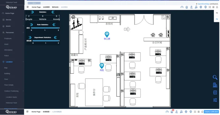 Indoor monitoring interface Indoor monitoring interface
