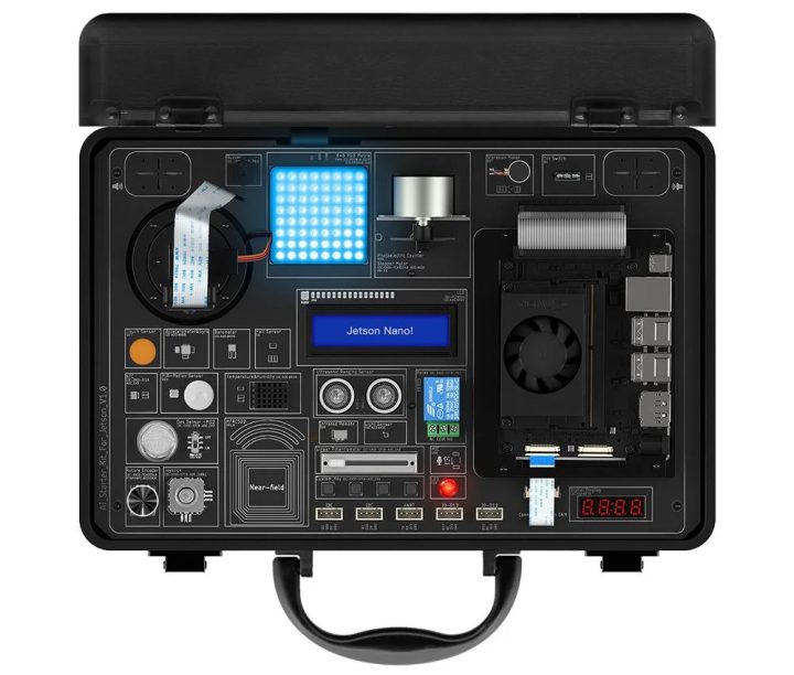 Jetson Orin Nano AI learning kit top view