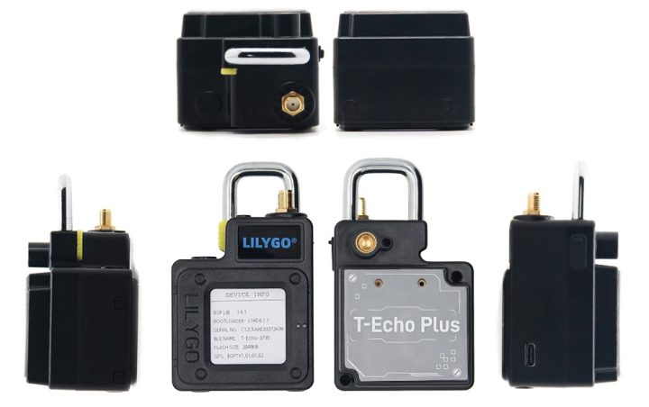 LILYGO T-Echo Plus all side view