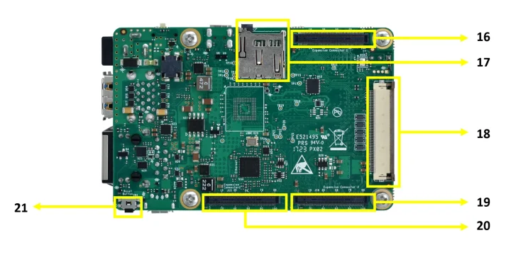 Raspberry Pi OSM carrier board bottom side Raspberry Pi OSM carrier board bottom side