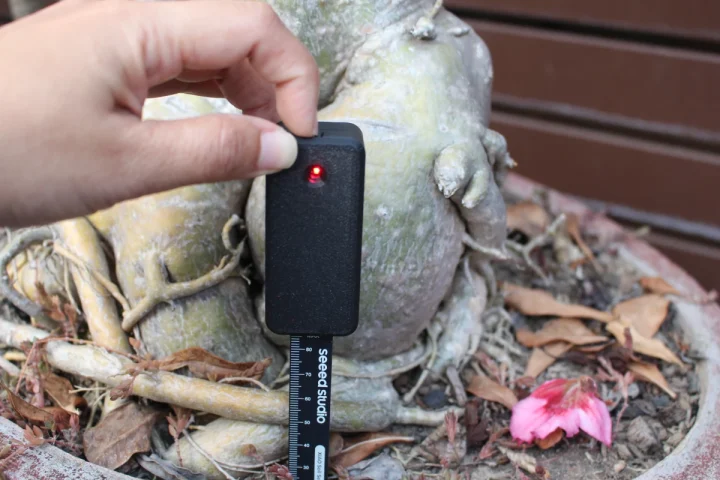 XIAO Soil Moisture Sensor Dry LED red