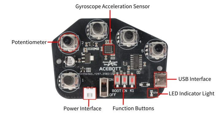 ACEBOTT QD023 controller board