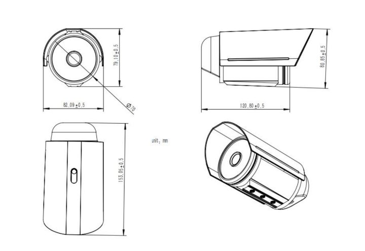 All-in-One Raspberry Pi AI Camera Kit Dimensions