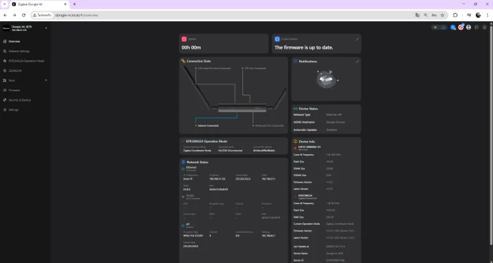 Dongle M local connected