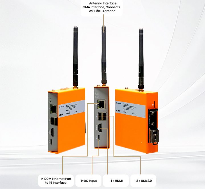 EDATEC ED-IPC1000 Raspberry Pi CM0 Box PC Interfaces