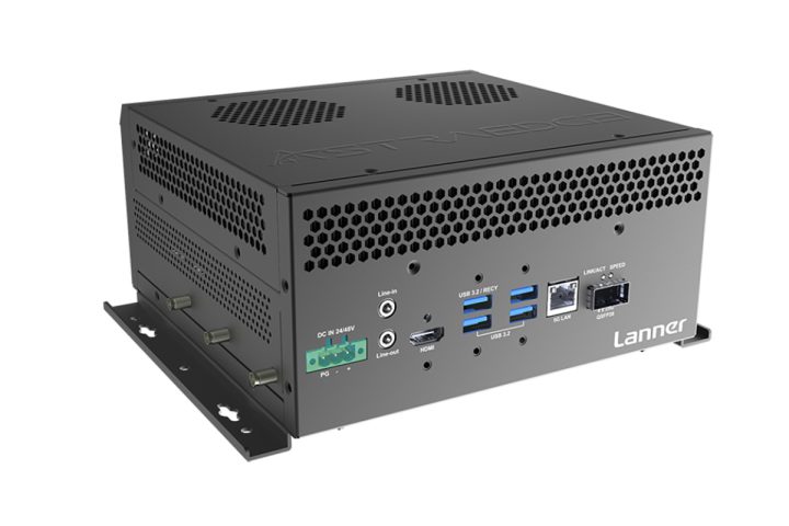 Lanner EAI-I351 Jetson Thor Edge AI computer with QSFP28 port Lanner EAI-I351 Jetson Thor Edge AI computer with QSFP28 port