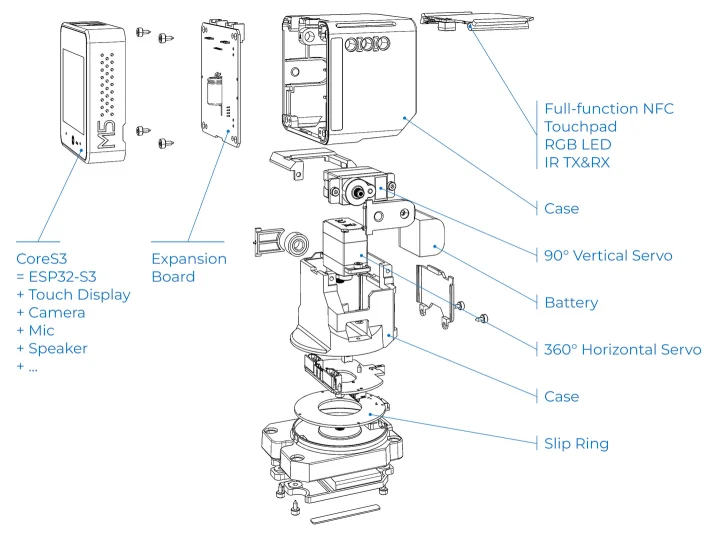 M5Stack CoreS3 AI desktop robot