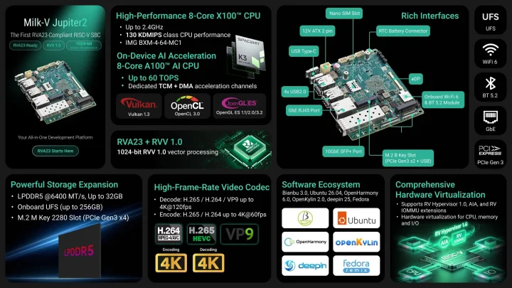 MILK V Jupiter 2 features MILK V Jupiter 2 features