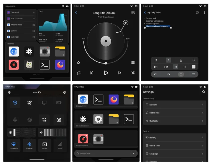 Mechanix OS launcher