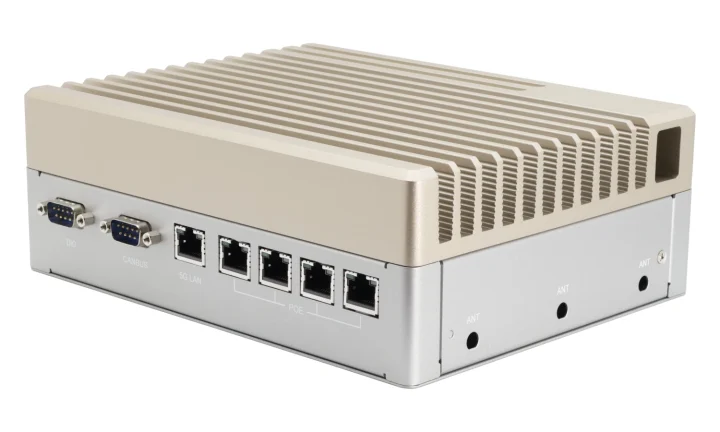 NVIDIA Jetson T4000 Embedded Box PC 5GbE DIO CAN Bus PoE