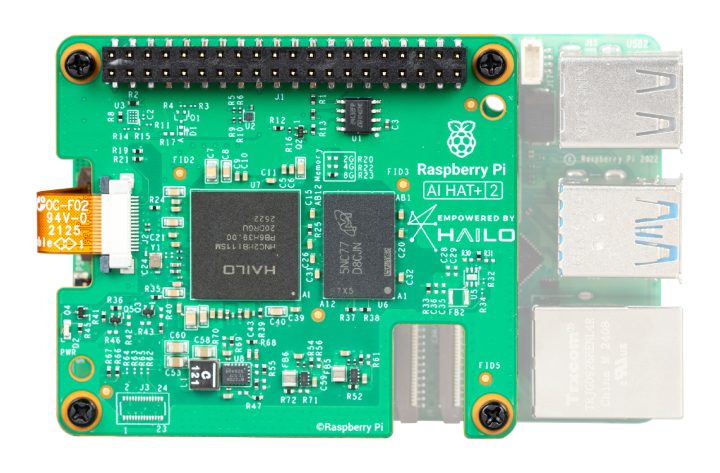 Raspberry Pi AI HAT 2 Hail 10H Raspberry Pi AI HAT 2 Hail 10H