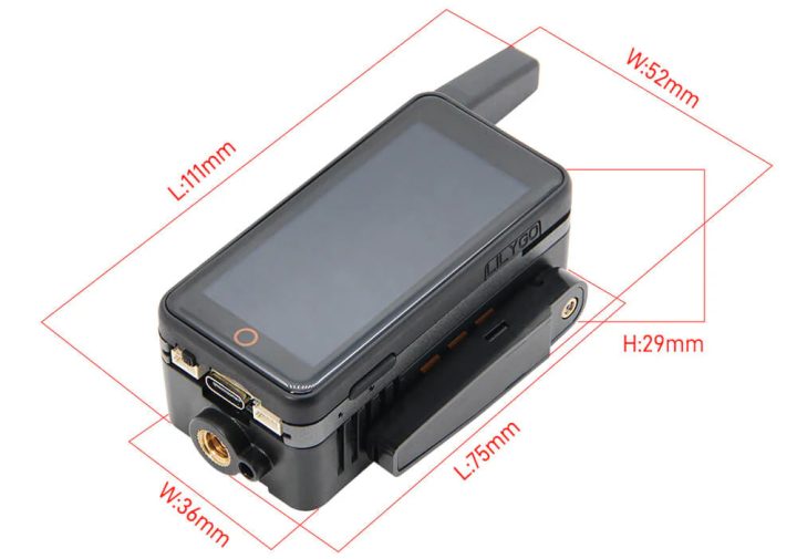 T-Display S3 Pro LR1121 Dimensions