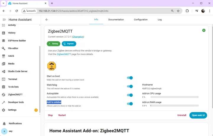 Zigbee2MQTT Home Assistant