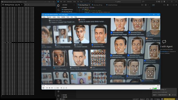HUSKYLENS 2 AI camera VLC Media Player
