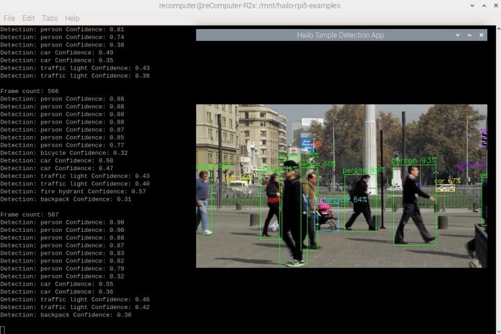 รันตัวอย่างการตรวจหาวัตถุอย่างงาน