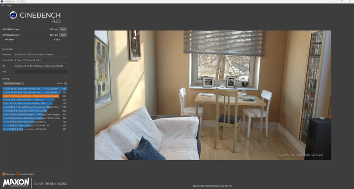 GEEKOM A5 Pro 2026 Edition Cinebench R23