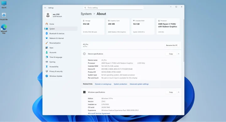 GEEKOM A5 Pro AMD Ryzen 5 7530U GEEKOM A5 Pro AMD Ryzen 5 7530U