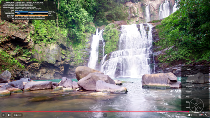 GEEKOM A5 Pro Windows 11 firefox YouTube 4Kp60