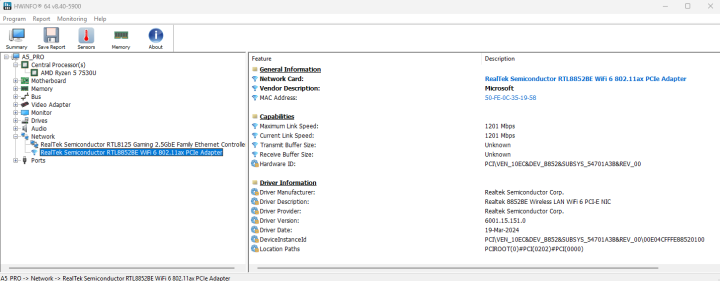 GEEKOM A5 Pro2026 Edition WiFi 6 module