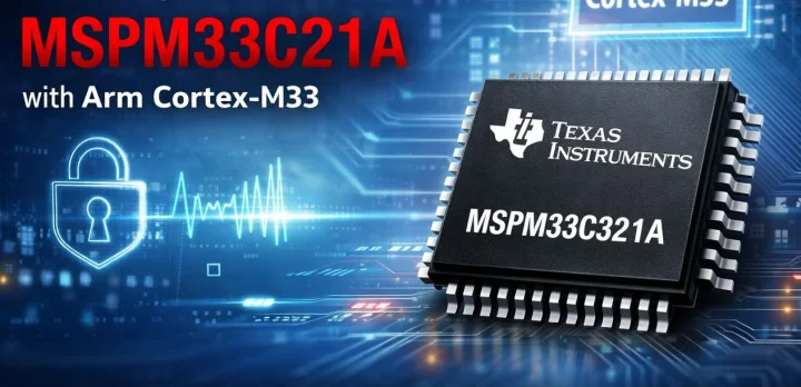 MSPM33C321A mixed signal MCU