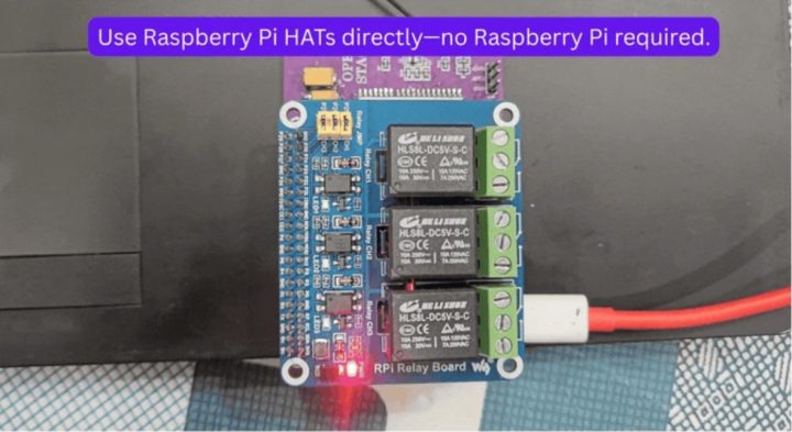 Open Stack supports Raspberry Pi Hats without the Pi