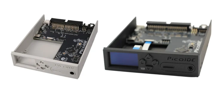 PicoIDE Basic vs PicoIDE Deluxe Black