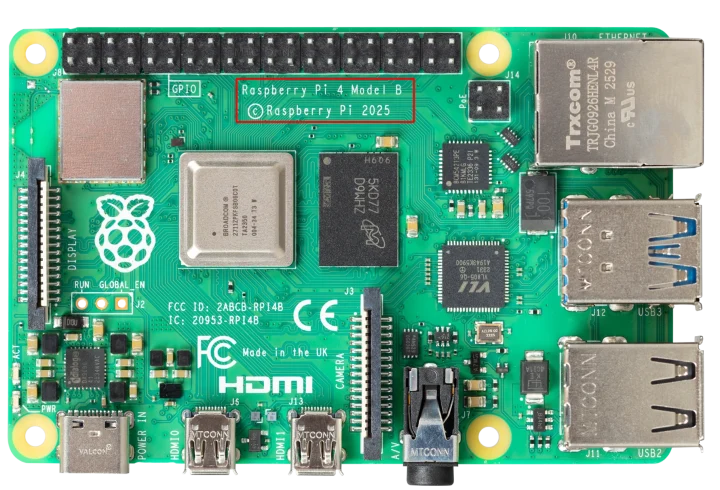 Raspberry Pi 4 Model B v1.5