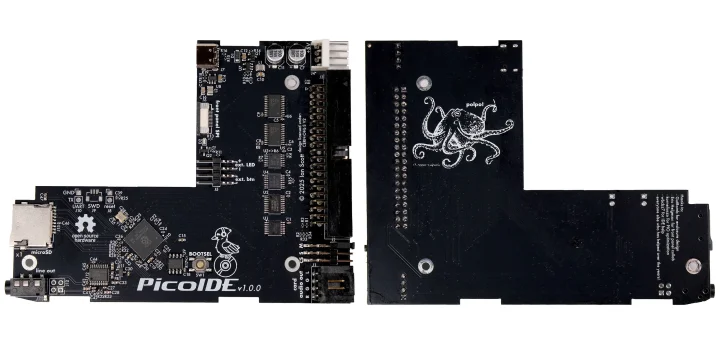 Raspberry Pi RP2350 IDE drive emulator board