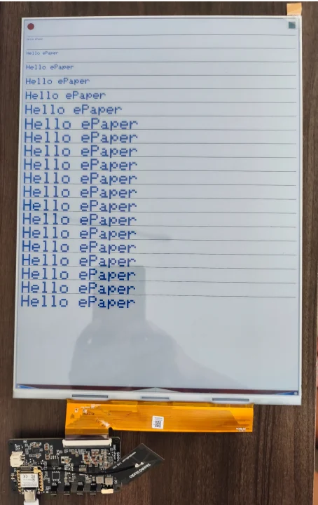 XIAO ePart DIY kit Arduino ePaper Hello