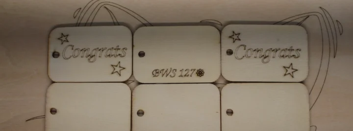 basswood 1mm Line engraving