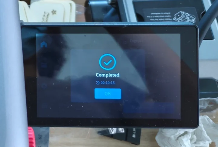 completes successfully