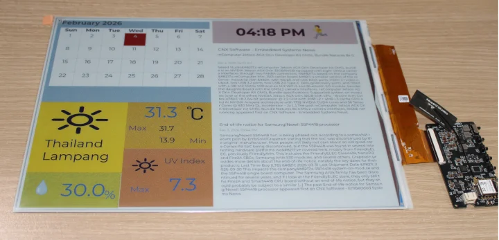 ePaper DIY Kit EE02 on SenseCraft HMI