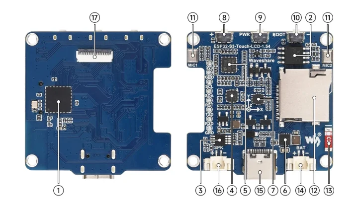 ESP32-S3 LCD 1.54 board ESP32-S3 LCD 1.54 board