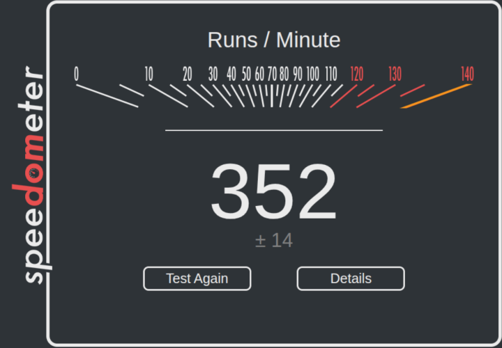 GEEKOM A5 Pro 2026 Edition Speedometer Ubuntu 25.10 Firefox