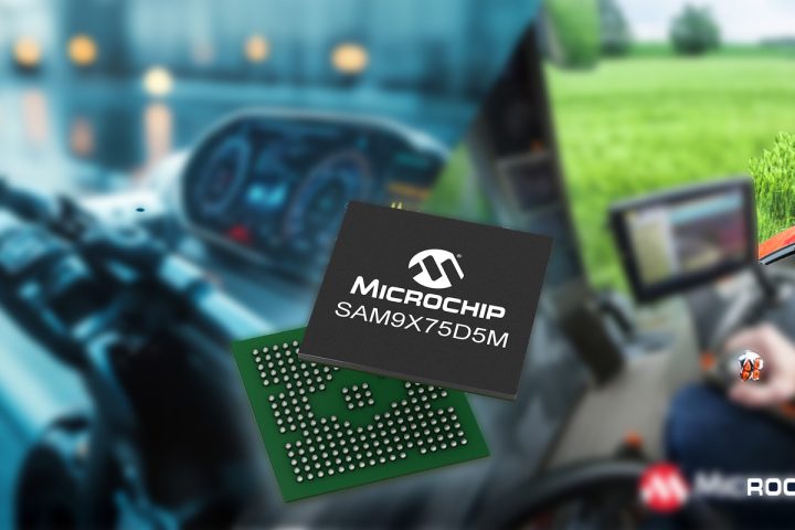 Microchip SAM9X75D5M ARM9 Hybrid MCU