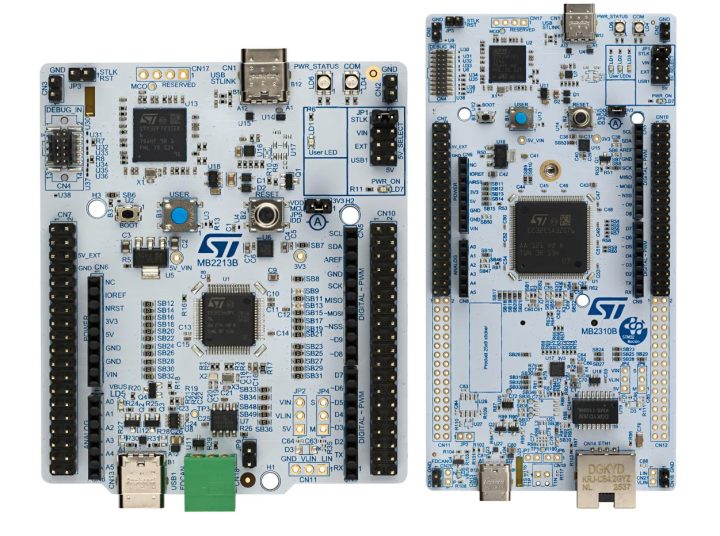 NUCLEO-C542RC NUCLEO-C562RE and NUCLEO-C5A3ZG Development boards